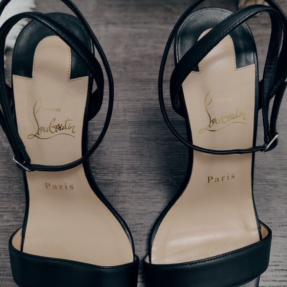 Christian Louboutin Loubigirl 100 Leather Sandal - Picture 3 of 6